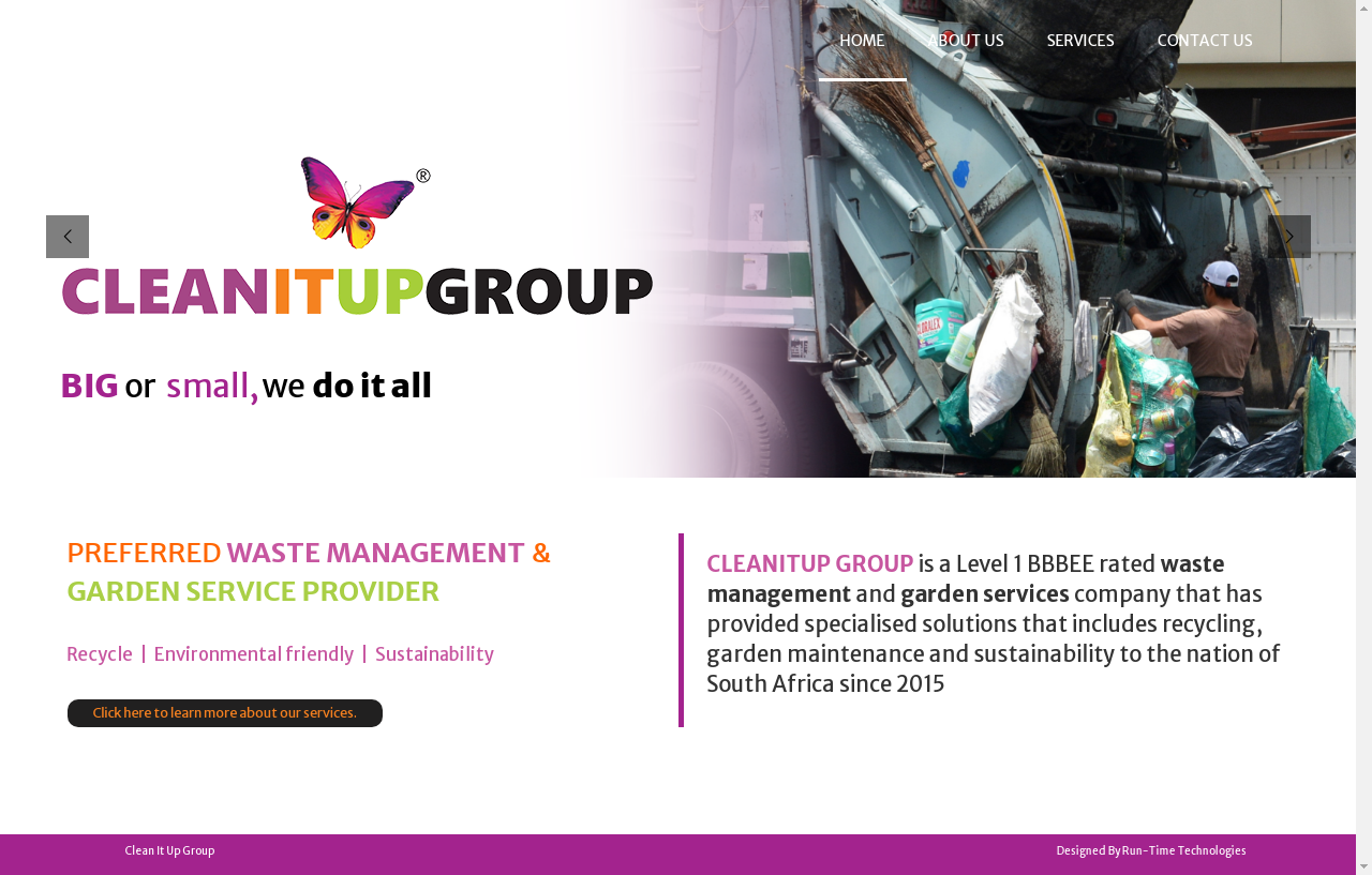 Clean It Up Group – Big or small, we do it all